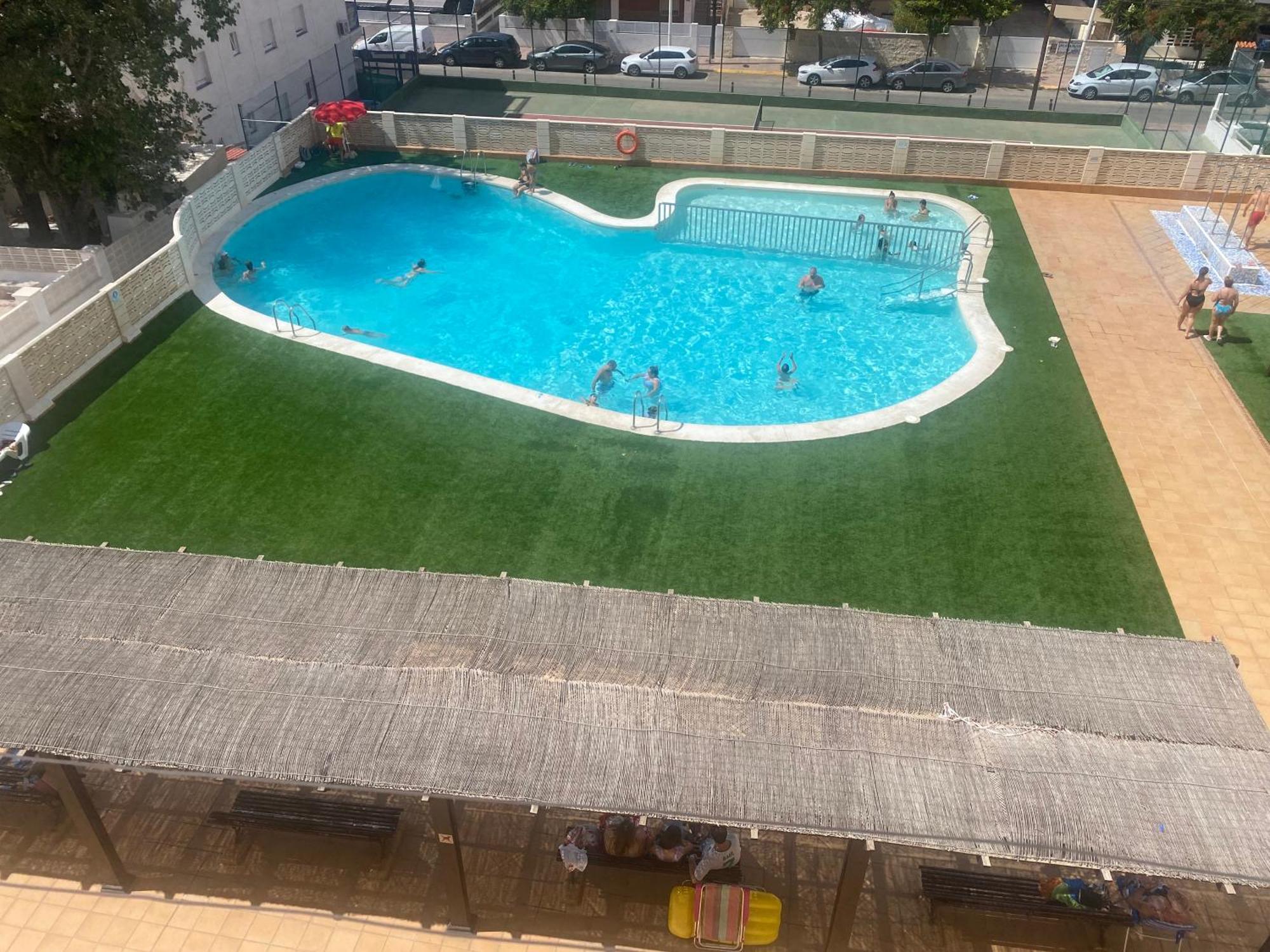 Apartamento 1ª Linea De Playa - Con Piscina Y Parking Playa de Gandia Exteriér fotografie