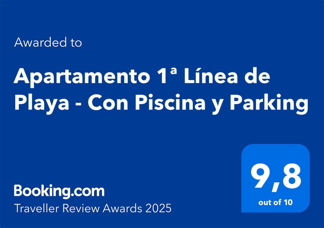 Apartamento 1ª Linea De Playa - Con Piscina Y Parking Playa de Gandia Exteriér fotografie